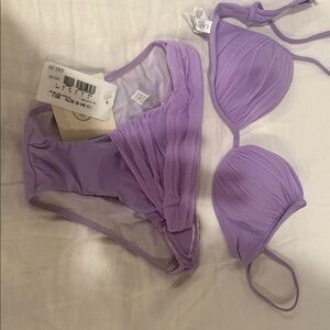 La Perla NWT $340 Lavender Bikini Set
